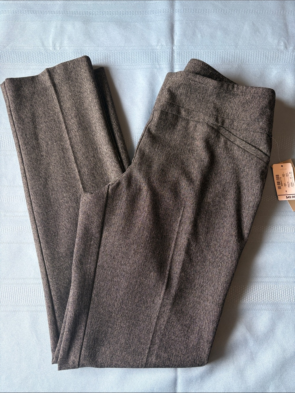 Christopher & Banks Signature Slimming Womens Gray Dress Pants